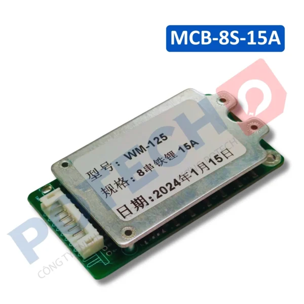 Mạch Bảo Vệ BMS 8S 15A Cân Bằng Pin 32700 LiFePO4 24V