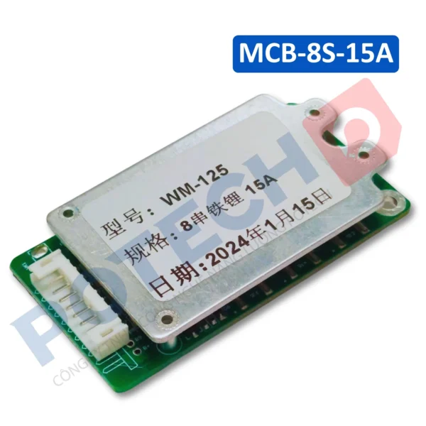 Mạch Bảo Vệ BMS 8S 15A Cân Bằng Pin 32700 LiFePO4 24V