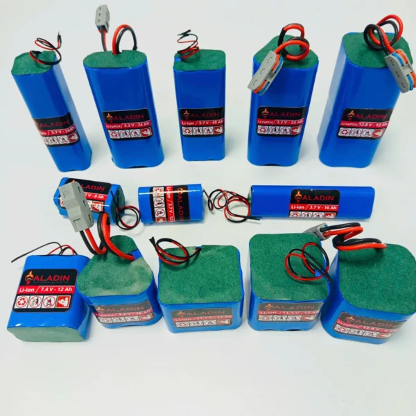 Pin đèn năng lượng mặt trời LiFePO4 32700 3.2V 60Ah (10 cell)