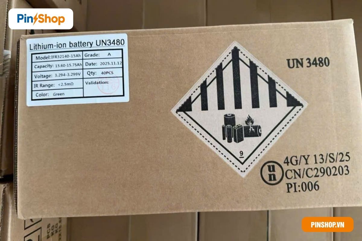 Pin JSK 32140 3.2V 15Ah – Dòng xả 45A (10C)
