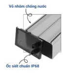 Hộp nhôm đóng pin IP65 HS-PIN-141020 140x100x200mm