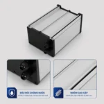 Hộp nhôm đóng pin IP65 HS-PIN-141020 140x100x200mm