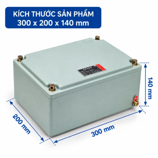 Hộp nối nhôm chống cháy nổ BJX IP66 300 × 200 × 140 mm