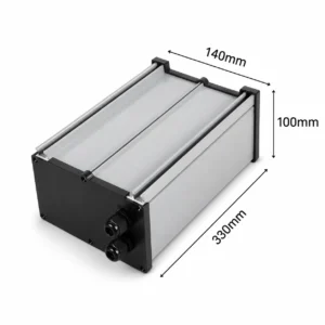 Hộp nhôm đóng pin IP65 HS-PIN-141033 140x100x330mm