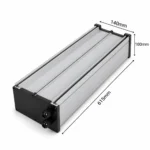 Hộp nhôm đóng pin IP65 HS-PIN-141061 140x100x615mm
