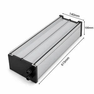 Hộp nhôm đóng pin IP65 HS-PIN-141061 140x100x615mm