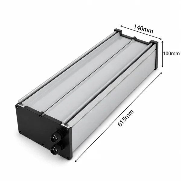 Hộp nhôm đóng pin IP65 HS-PIN-141061 140x100x615mm