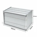 Hộp nhôm đóng pin HS-PIN-181728 181x165x280mm