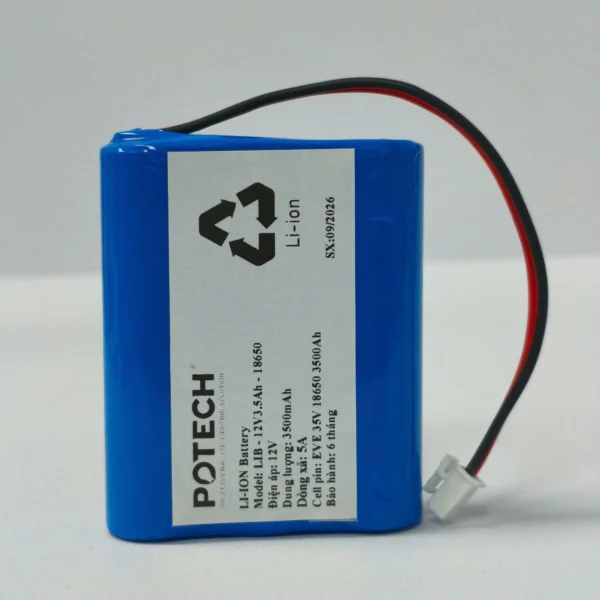 Khối pin LIB-12V3.5Ah-18650 (cell EVE 35V)