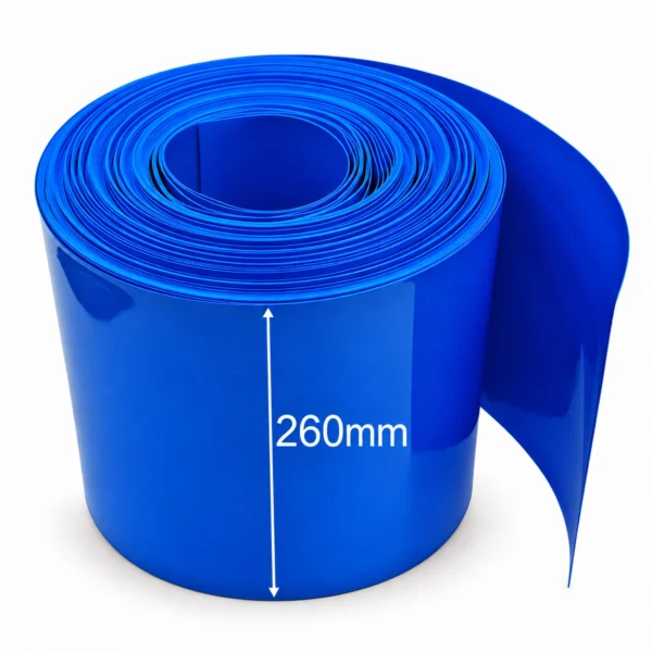 Màng co nhiệt PVC bọc pin khổ 260mm