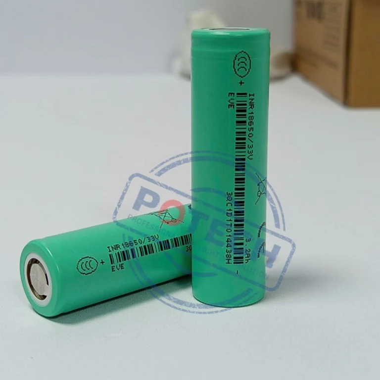 Hai cell pin EVE INR18650-33V chup thuc te